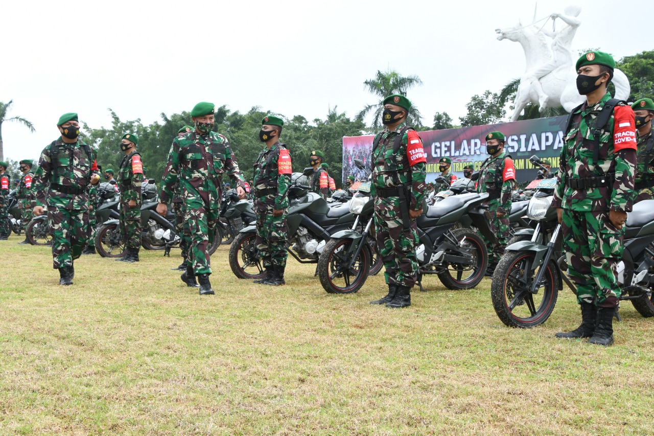 Kodam IV/Diponegoro Menggelar Apel Kesiapan Vaksinator dan Tracer Covid-19